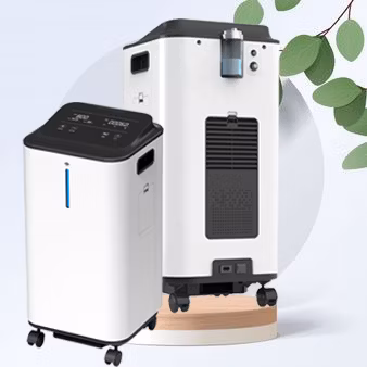 5L 超低ノイズネブライザー酸素濃縮器、流量および純度モニターを調整可能